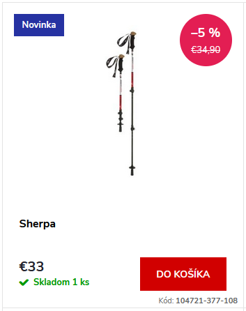 Turistické paličky Northfinder Sherpa